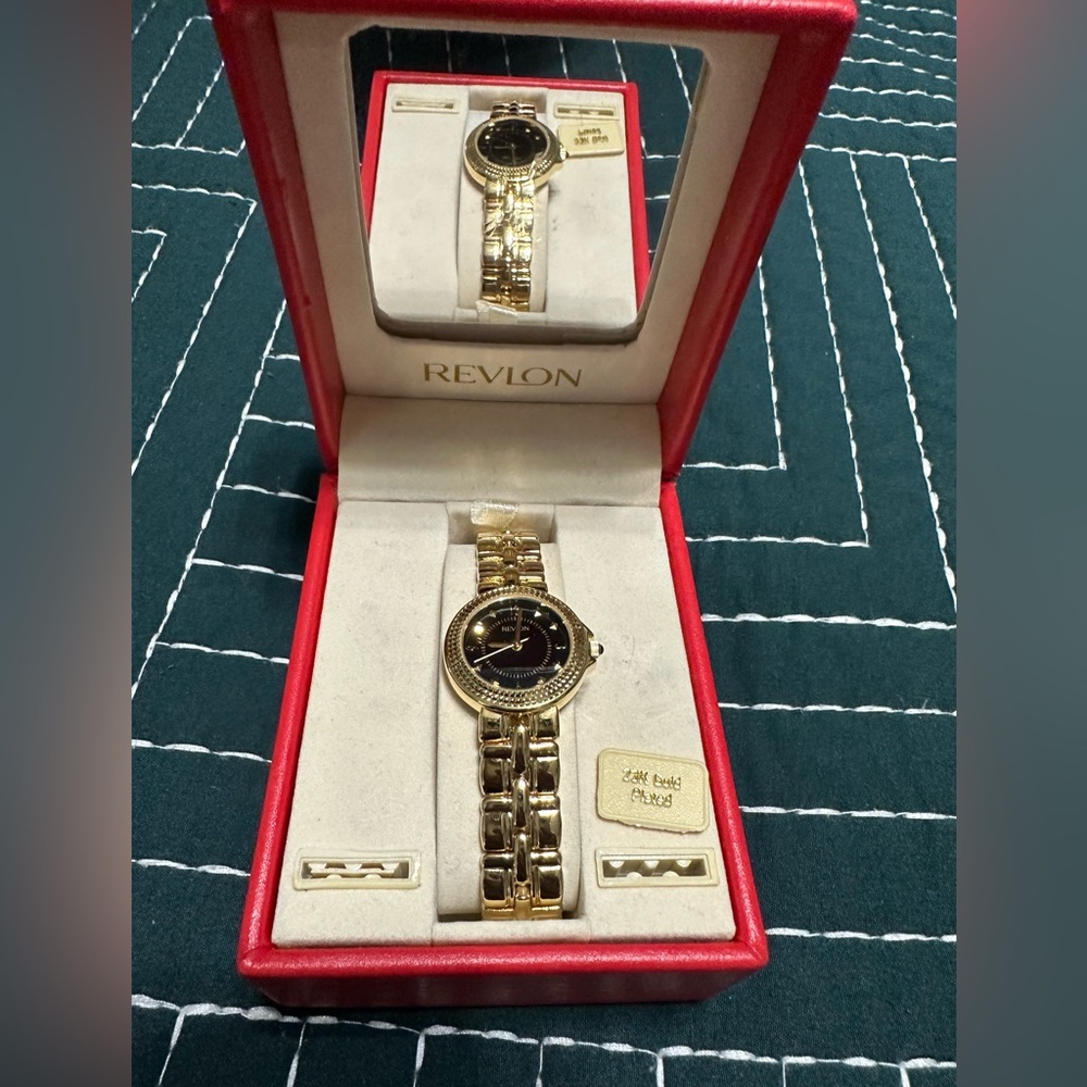 Revlon 24K Gold Plated Watch